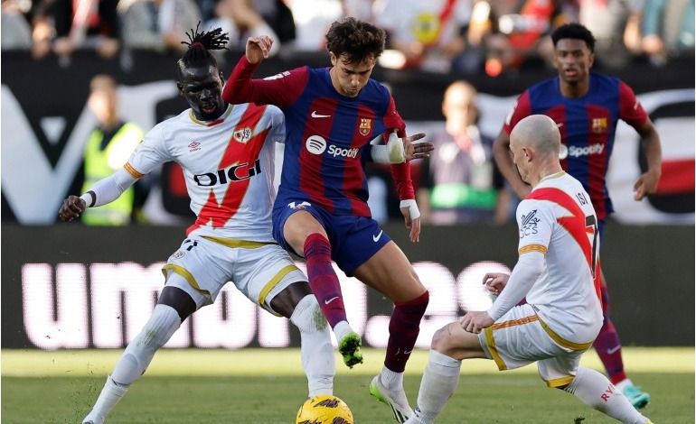 El Barcelona no jugó bien en&nbsp;Vallecas