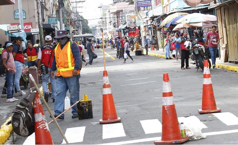 Alcaldía señaliza más de 112,600 metros&nbsp;lineales