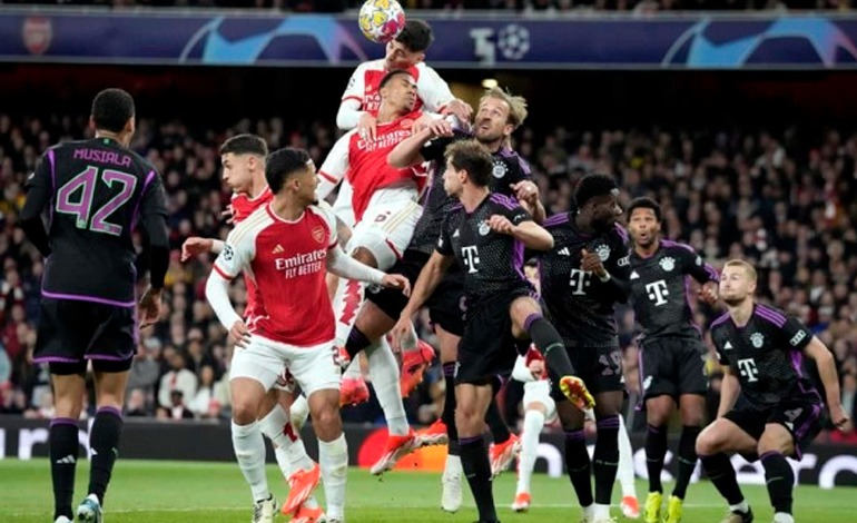 El Arsenal evitó la derrota ante el&nbsp;Bayern