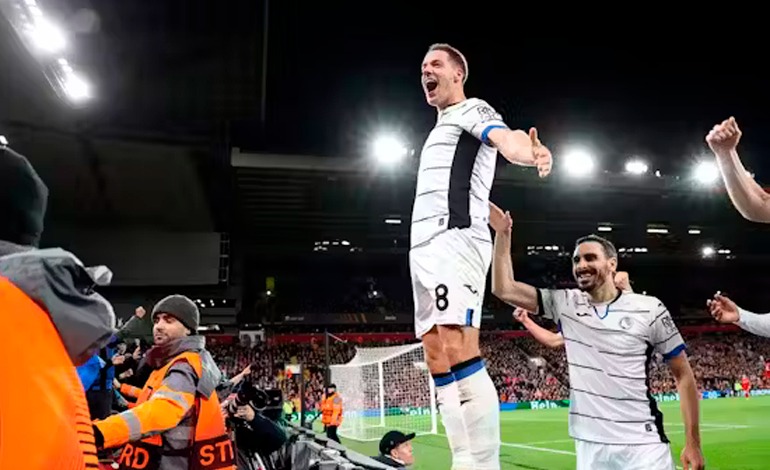 El Atalanta crucificó al Liverpool en&nbsp;Anfield