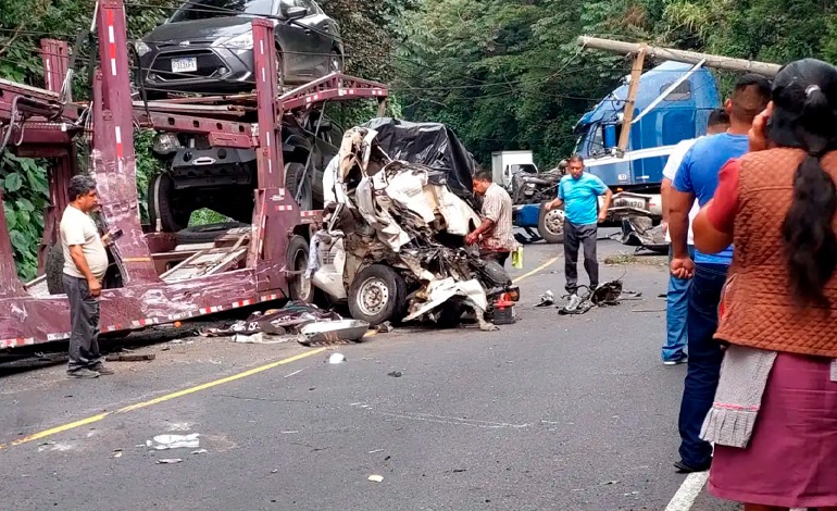 4 muertos en accidente de carretera en&nbsp;Guatemala