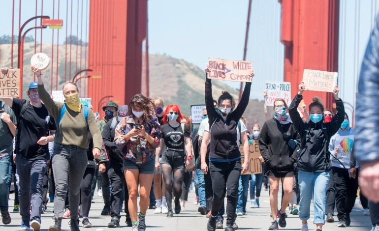 Manifestantes propalestinos bloquearon el puente Golden&nbsp;Gate