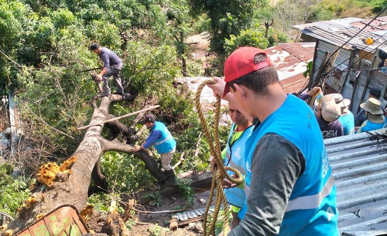 AMDC atiende incidencias por las lluvias registradas en el Distrito&nbsp;Central