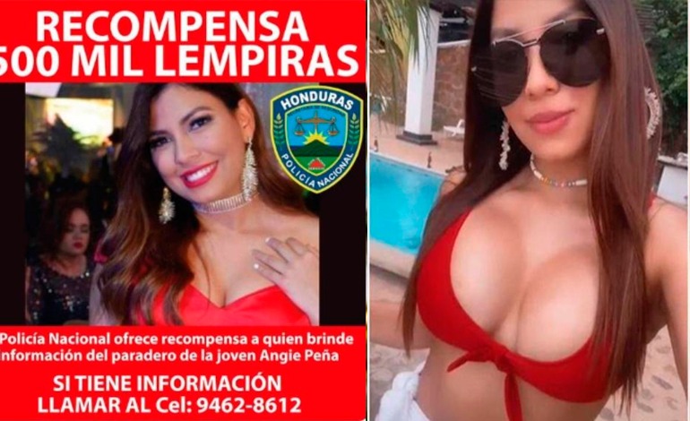 L500 mil para el que de información fidedigna de Angie&nbsp;Peña