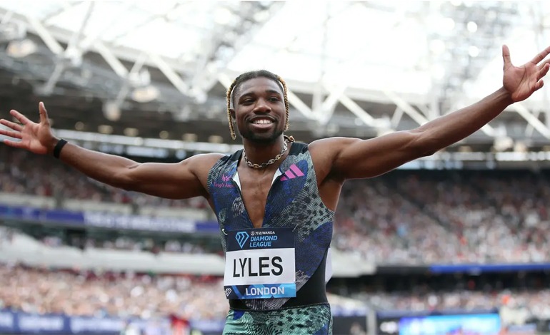 Noah Lyles vuelve a vencer en Gran Premio de&nbsp;Bermudas