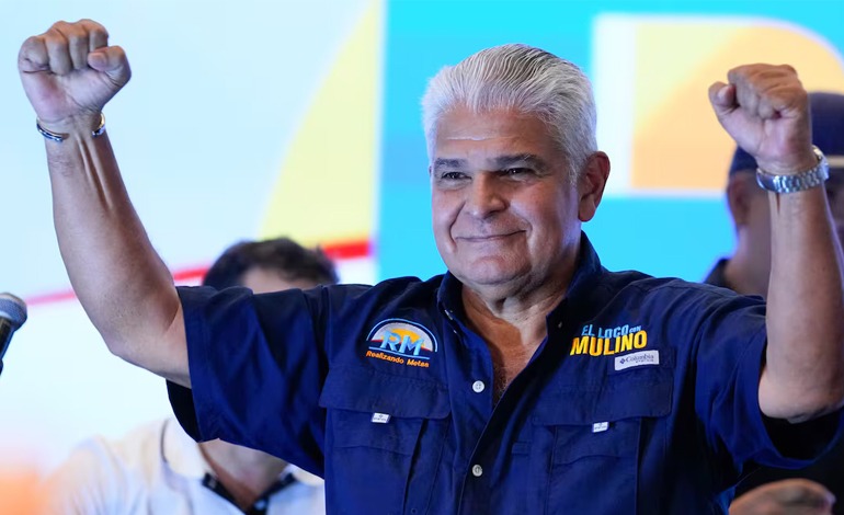 Derechista José Raúl Mulino ganó la presidencia de&nbsp;Panamá