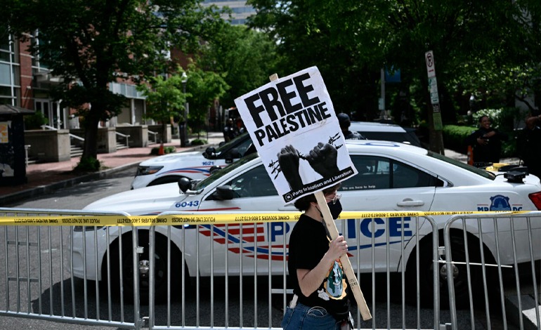 La policía desalojó un campamento de manifestantes&nbsp;propalestinos