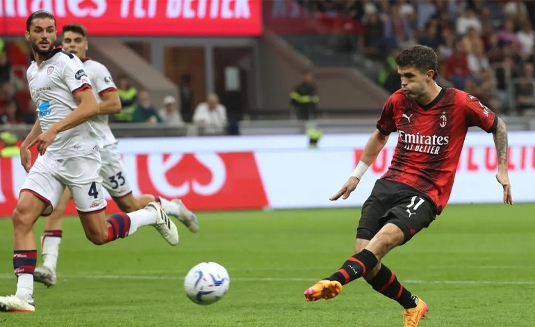 El Milan, que goleó 5-1 al Cagliari, se aseguró prácticamente el&nbsp;subcampeonato