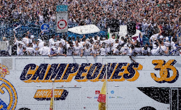 Real Madrid celebró su 36º&nbsp;título
