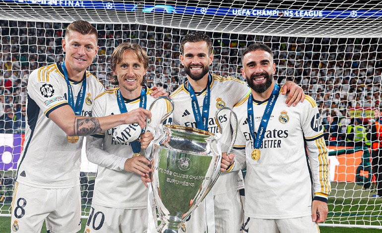 Kroos, Modric, Carvajal y Nacho alcanzan las seis&nbsp;Champions