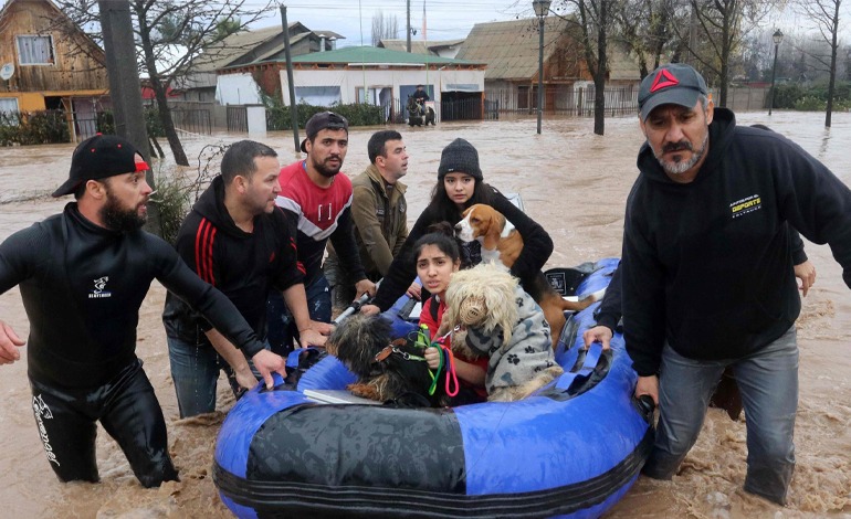 Chile en alerta por intensas&nbsp;lluvias