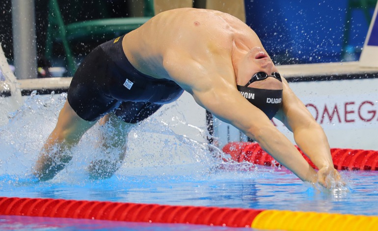 Ryan Murphy se impuso en la final de los 200 metros&nbsp;espalda