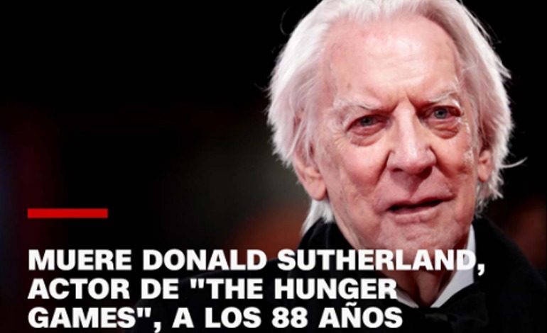 Fallece Donald Sutherland