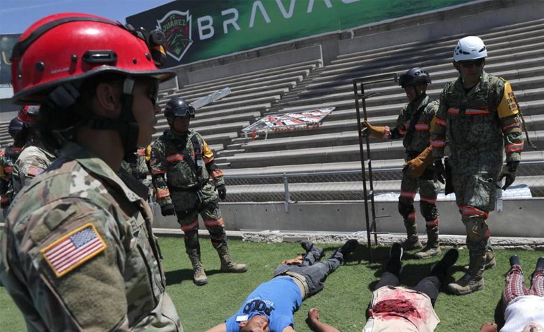 México y EE. UU. realizan ejercicio de&nbsp;rescate