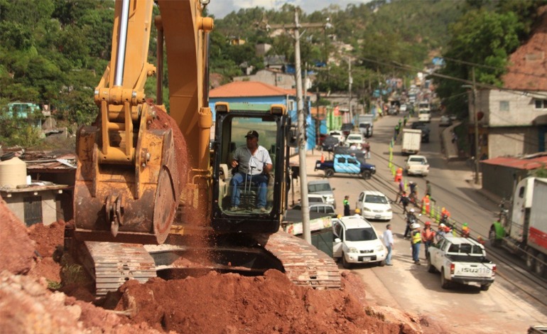 AMDC inicia trabajos de mitigación en la zona de derrumbe de la Villa&nbsp;Nueva