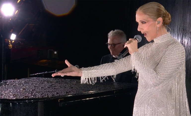 Céline Dion interpretó el célebre «El himno al&nbsp;amor»