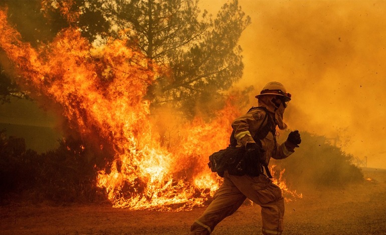 1,600 bomberos combaten megaincendo en&nbsp;California