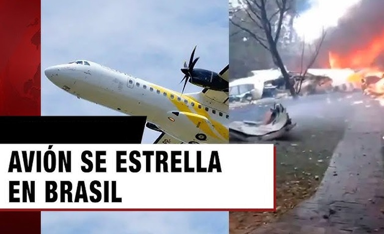 Tragedia aérea en Brasil: 61&nbsp;muertos