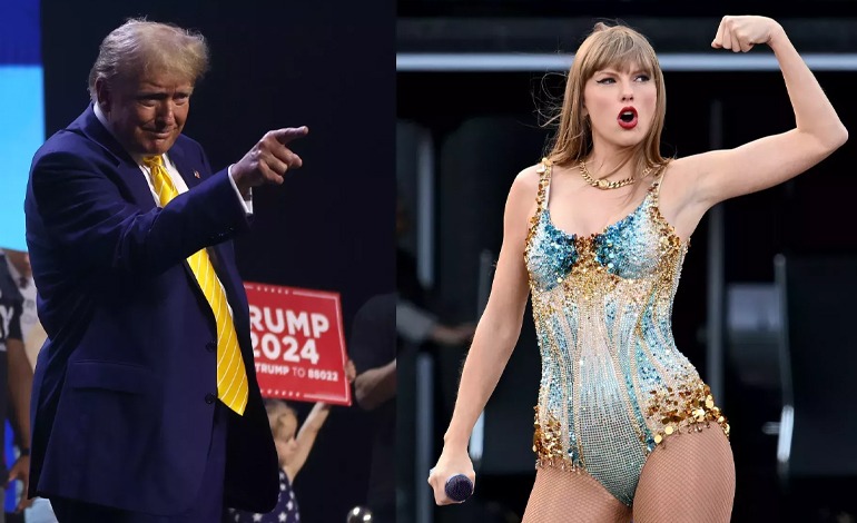 Donald Trump se atribuye el apoyo de Taylor&nbsp;Swift