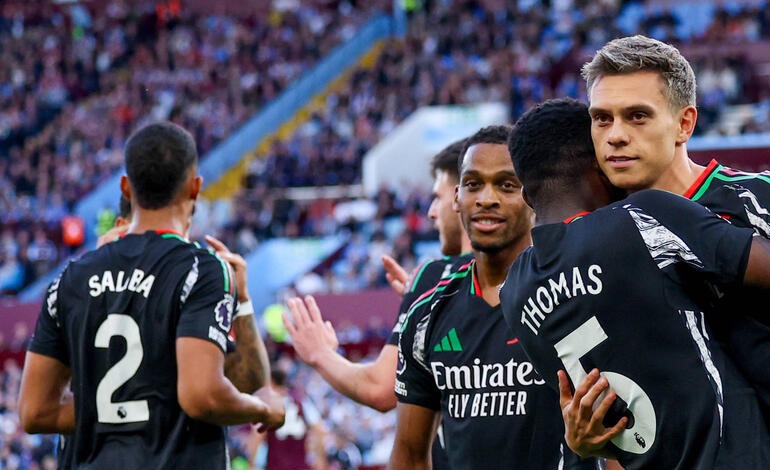 El Arsenal impuso su superioridad ante el Aston&nbsp;Villa