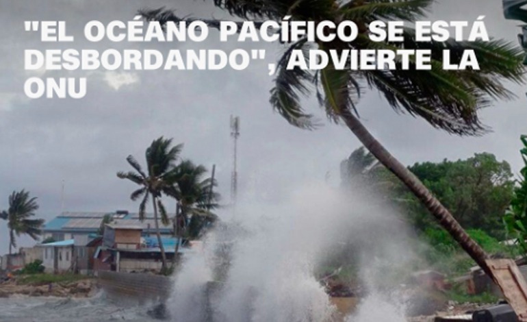 Océano pacífico se&nbsp;desborda