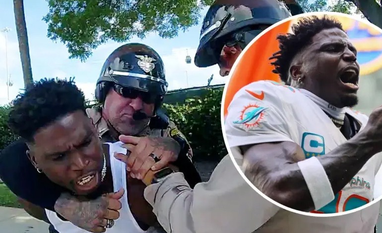 Violenta detención de la estrella de la NFL Tyreek&nbsp;Hill