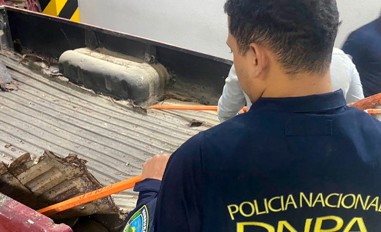 “Encaletada” en carro hallan marihuana en&nbsp;Olancho