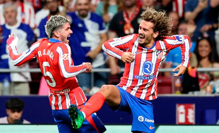 El Atlético de Madrid ganó al Leipzig en su estreno en la&nbsp;Liga