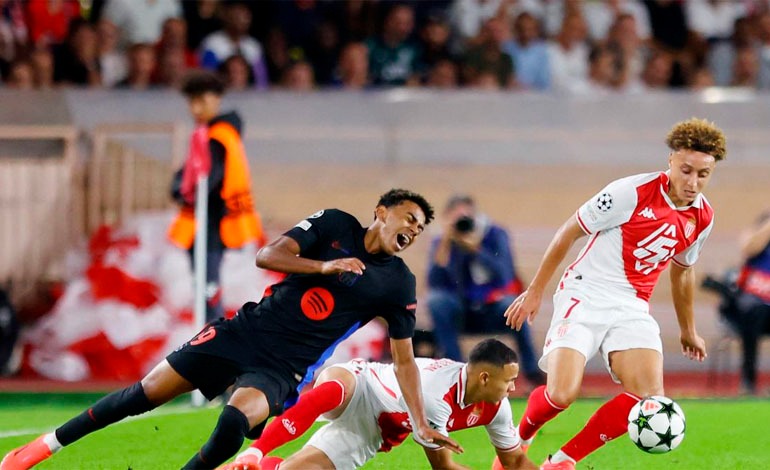 El Barça pierde en&nbsp;Mónaco