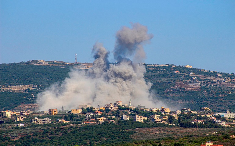 Israel lanza una andanada de bombardeos contra&nbsp;Hezbolá