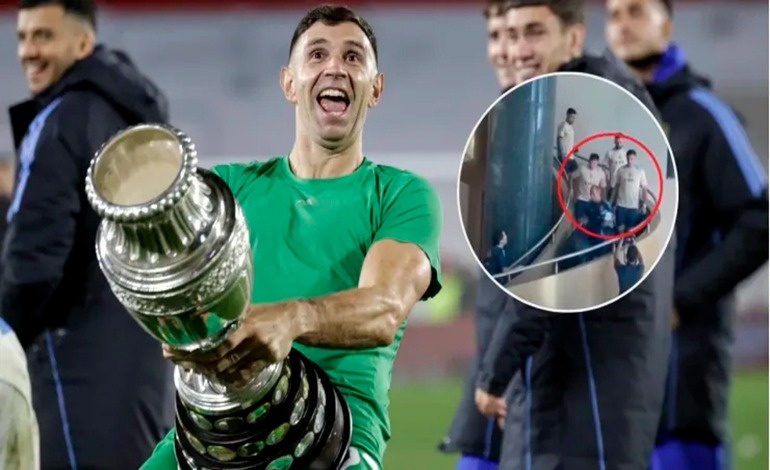 ‘Dibu’ Martínez pide disculpas por gestos&nbsp;ofensivos