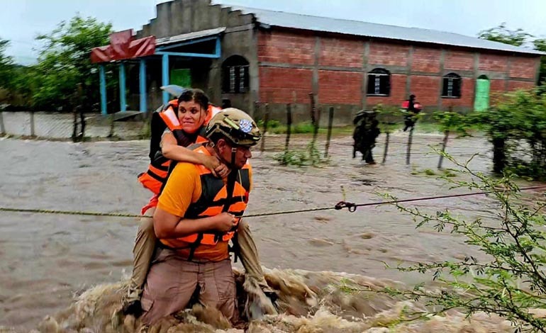 Alerta Roja en 4&nbsp;departamentos
