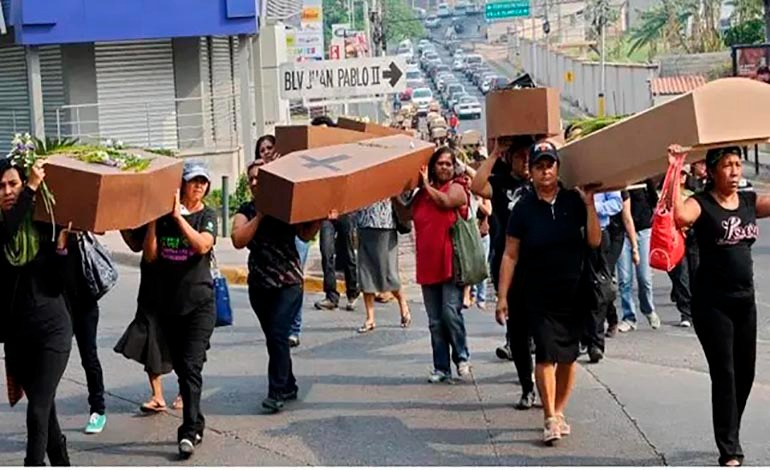 Honduras encabeza feminicidios