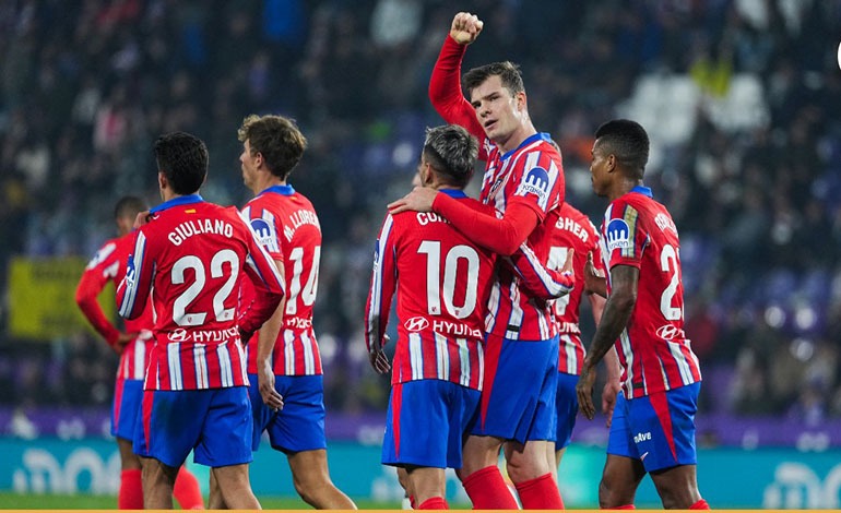 El Atlético ganó 5-0 en su visita al colista&nbsp;Valladolid