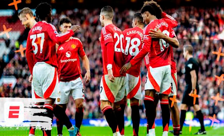 El Manchester United goleó al&nbsp;Everton