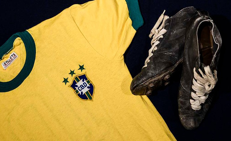 Las últimas camisetas de&nbsp;Pelé