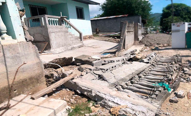 Falla geológica azota el municipio de Villanueva,&nbsp;Cortés