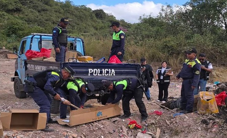 Pólvora valorada en L300 mil incinera la alcaldía&nbsp;capitalina