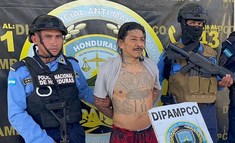 DIPAMPCO captura al jefe de sicarios de la&nbsp;18