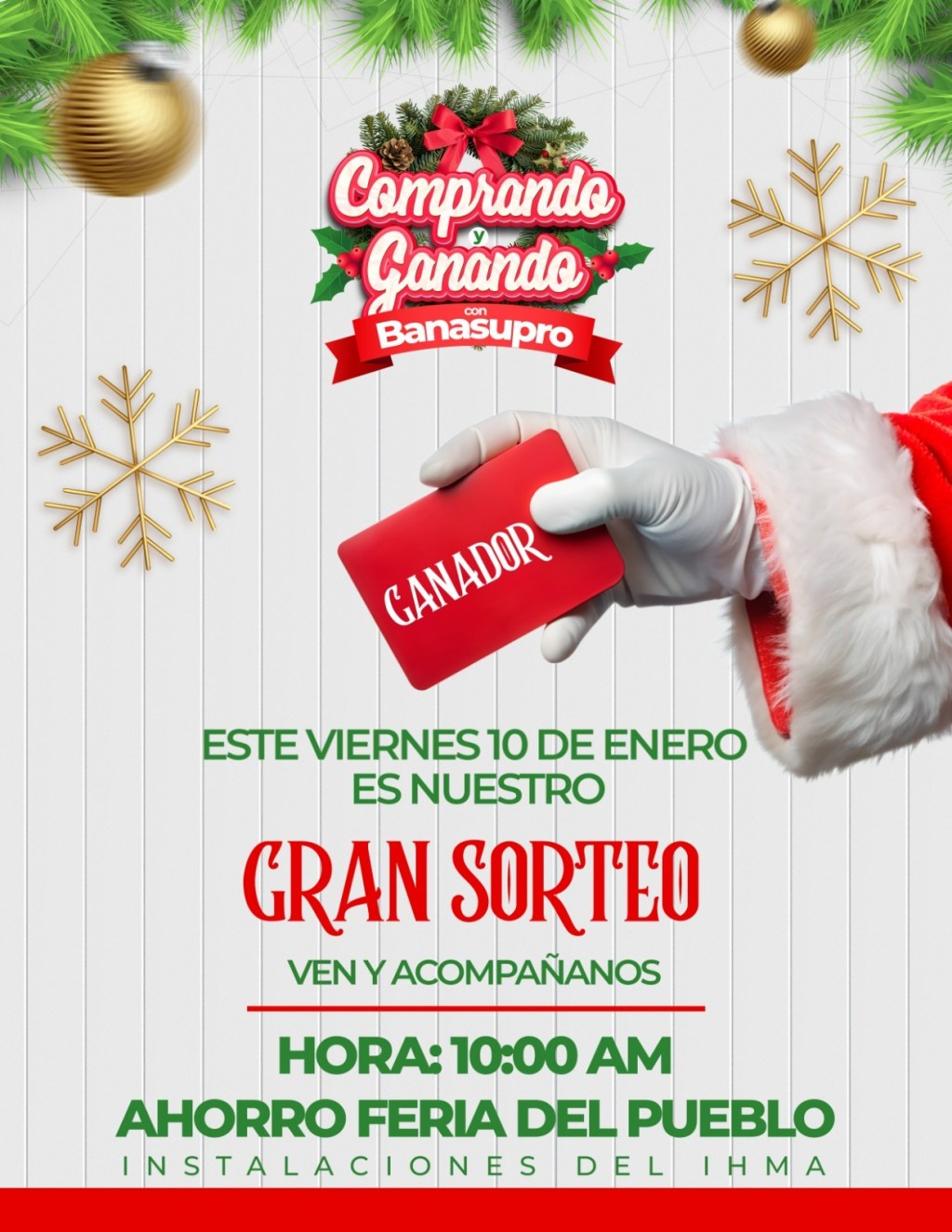 Banasupro invita a su gran sorteo “comprando y&nbsp;ganando”