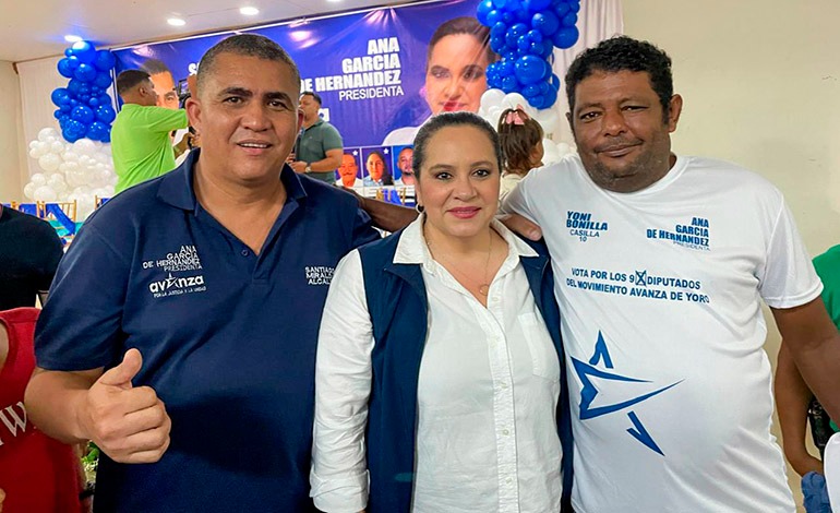 Olanchito respalda a Ana García como la próxima&nbsp;presidenta