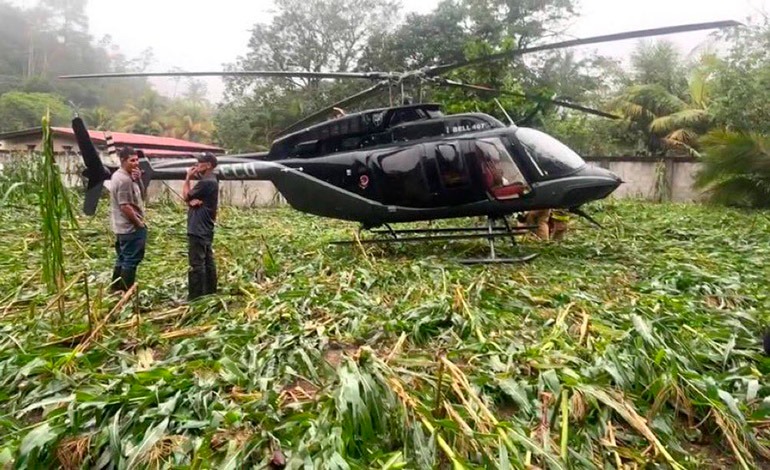 Xiomara sale ilesa en aterrizaje de&nbsp;emergencia