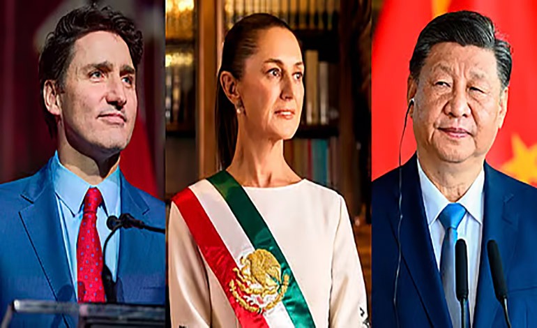 Van aranceles a México, Canadá y&nbsp;China