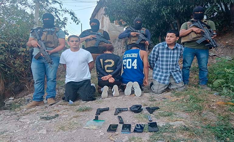 DIPAMPCO captura a 5 peligrosos sicarios en la&nbsp;capital