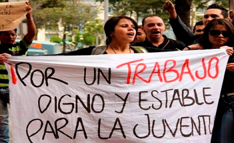 Desempleo golpea con fuerza a&nbsp;jóvenes