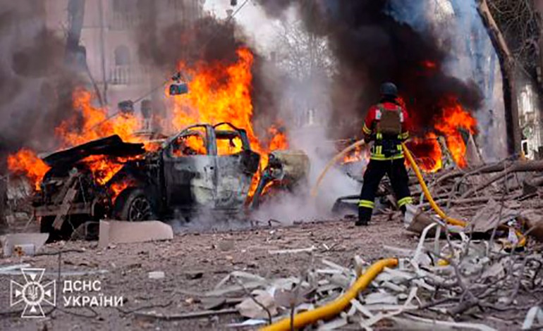 Brutal ataque ruso sobre&nbsp;Ucrania