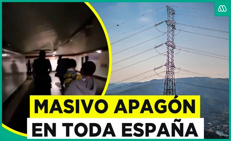 Caos en España por masivo&nbsp;apagón