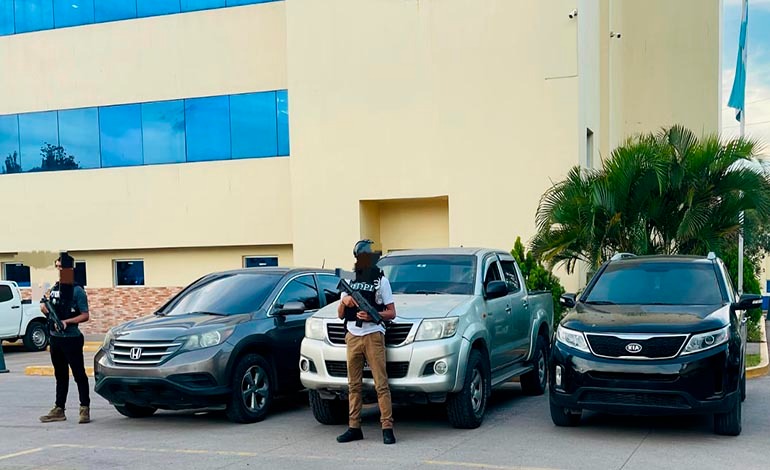 DPI recupera cuatro vehículos de alto&nbsp;valor