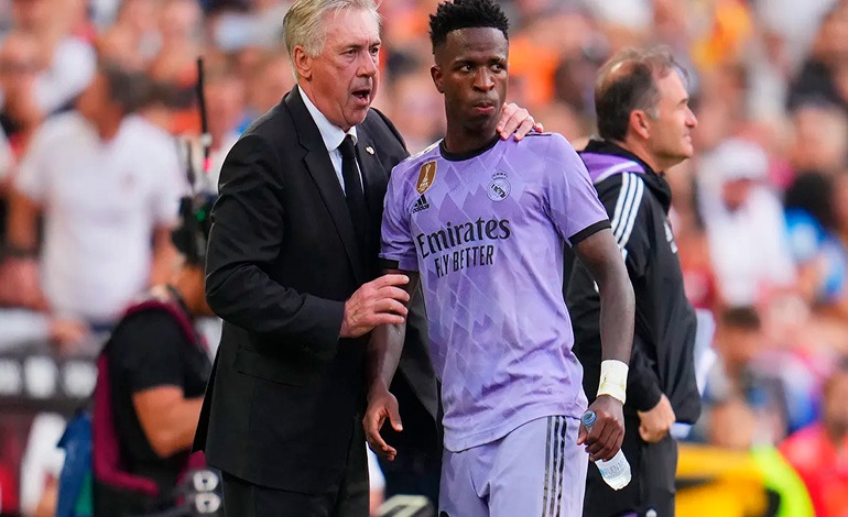 Vinicius a la espera de&nbsp;Ancelotti
