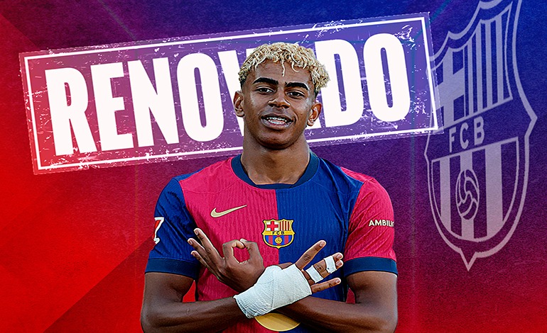 Yamal amarra hasta el 2031 con&nbsp;Barça